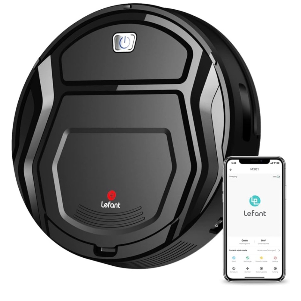 NIB Robot Vacuum Cleaner(Slim), 4000Pa Suction & 200 Mins Runtime Vacuum Robot